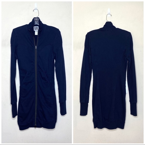 Prairie Underground Navy Jacket Mid Length - Picture 1 of 2